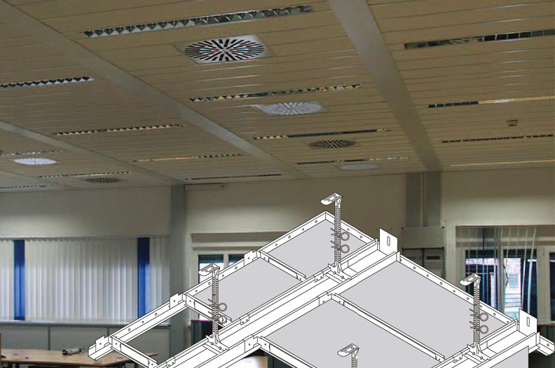 Close tolerances are vital to be able to join our supporting profiles cross- and lengthwise for panels in suspended ceilings.